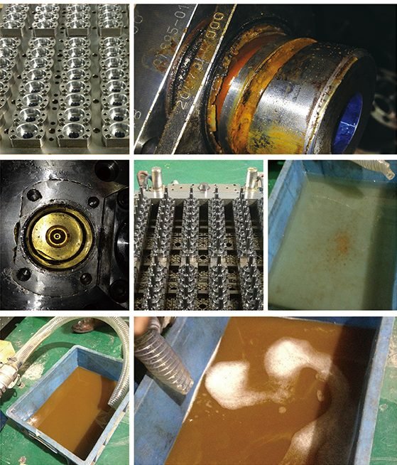 Beverage factory Mold pipeline cleaning case