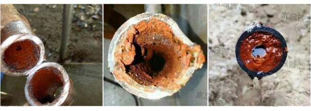 cleaning well water pipes