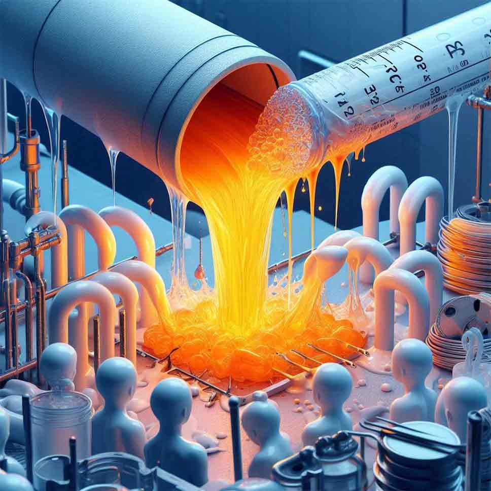 ppr pipe hot melting operation