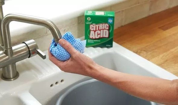 citric acid for cleaning tap