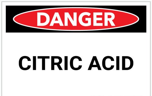 safety of citric acid