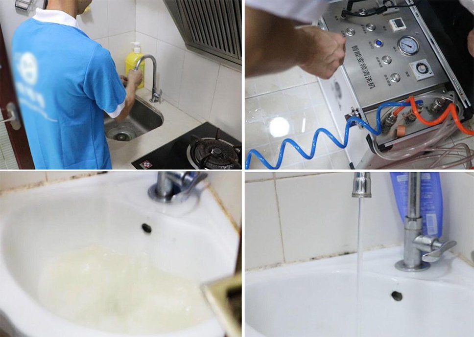 high frequency pulse water pipe cleaning machine working principle